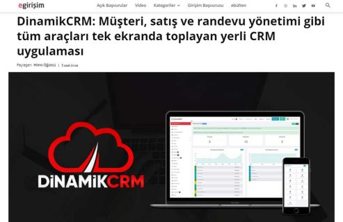 DinamikCRM egirişim CRM Programı Görseli